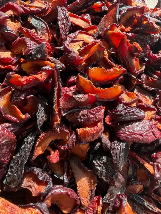 1 kg dilimli erik kurusu Çekirdeksiz