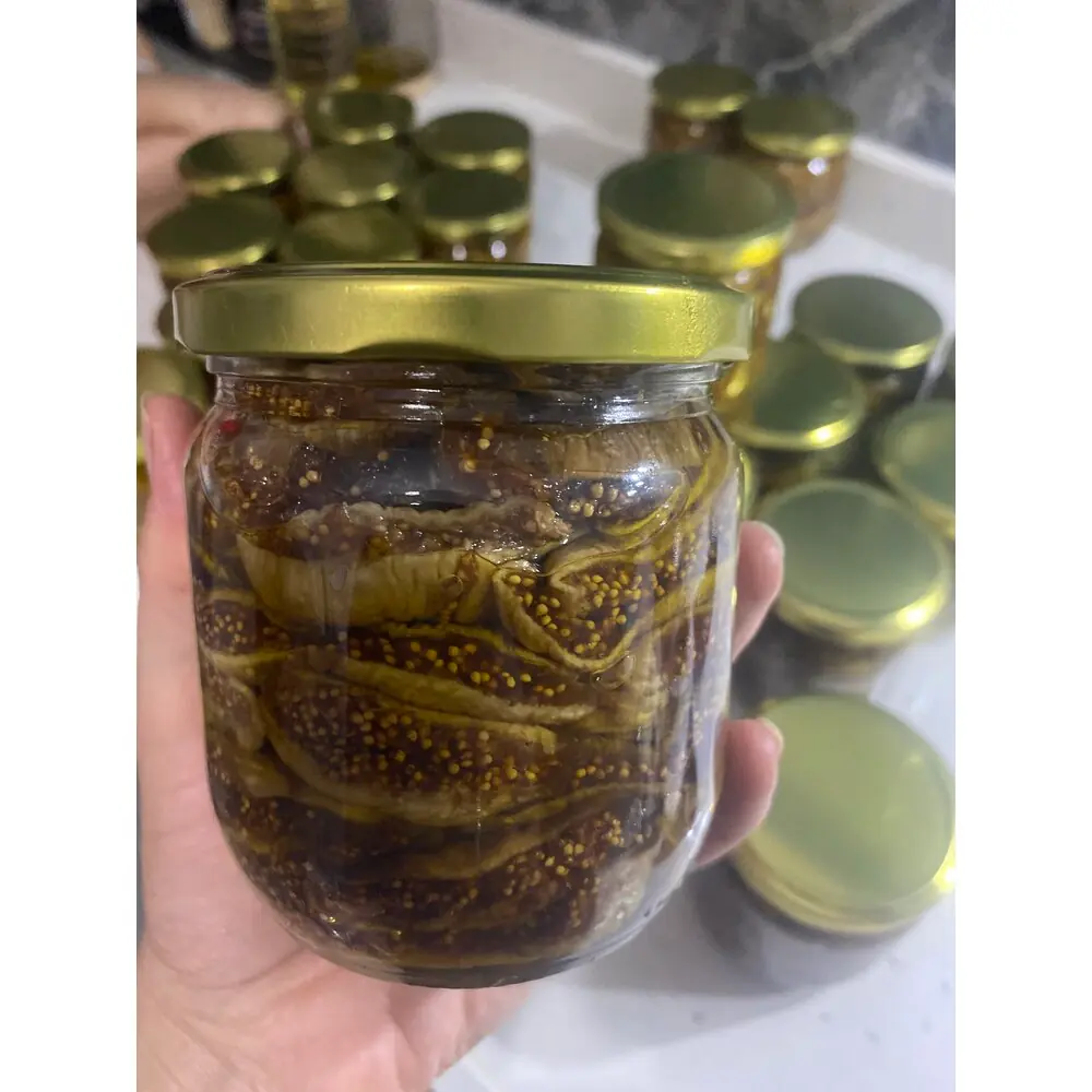 Zeytinyağlı incir kürü 430 cc cam kavanoz